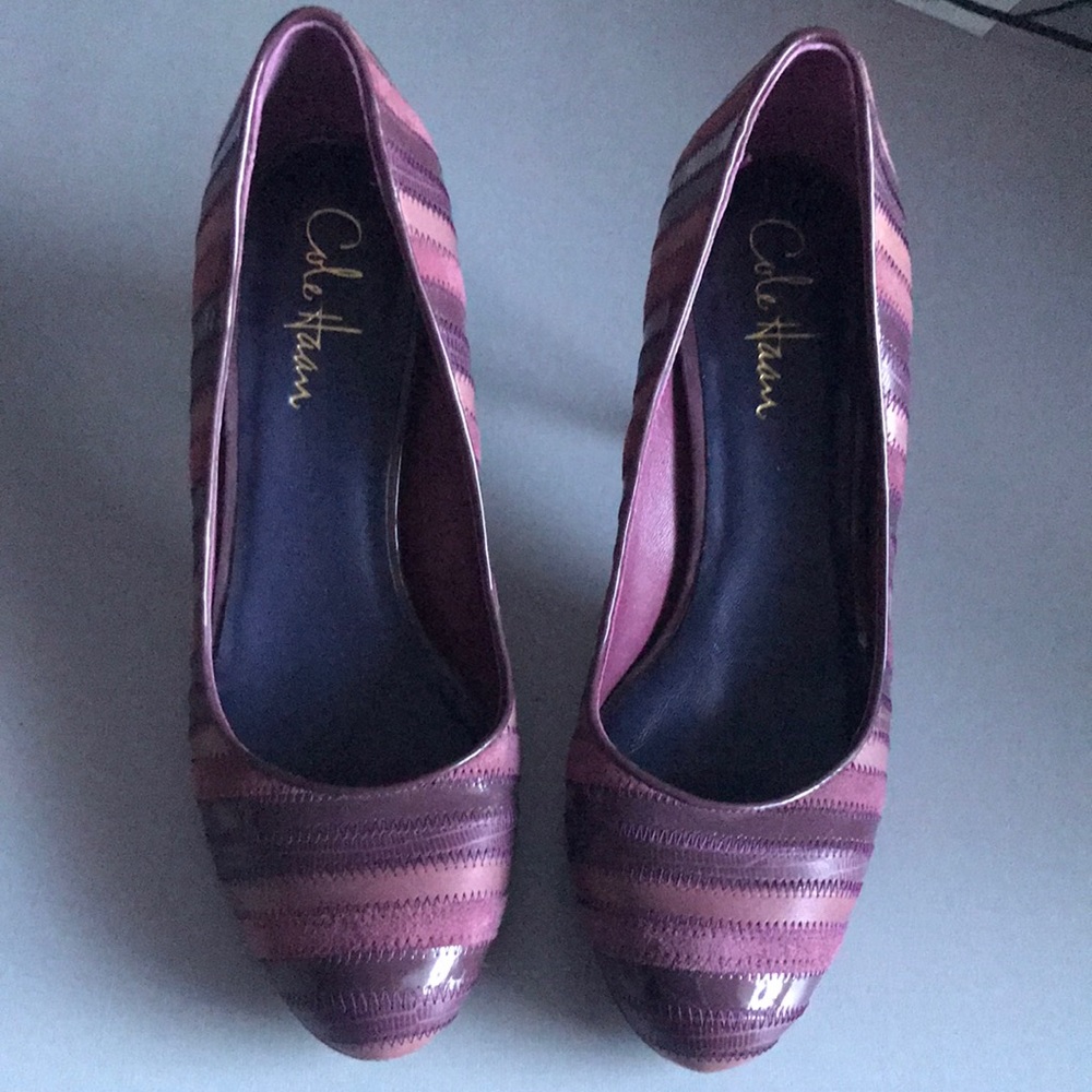 Cole Hann Purple Heels with Nike Air technology